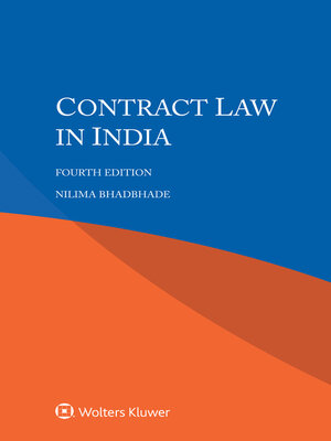 cover image of Contract Law in India
